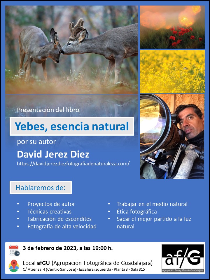 DavidJerez Cartel Presentacion libro Yebes en afGU Modifs JLRanz v06