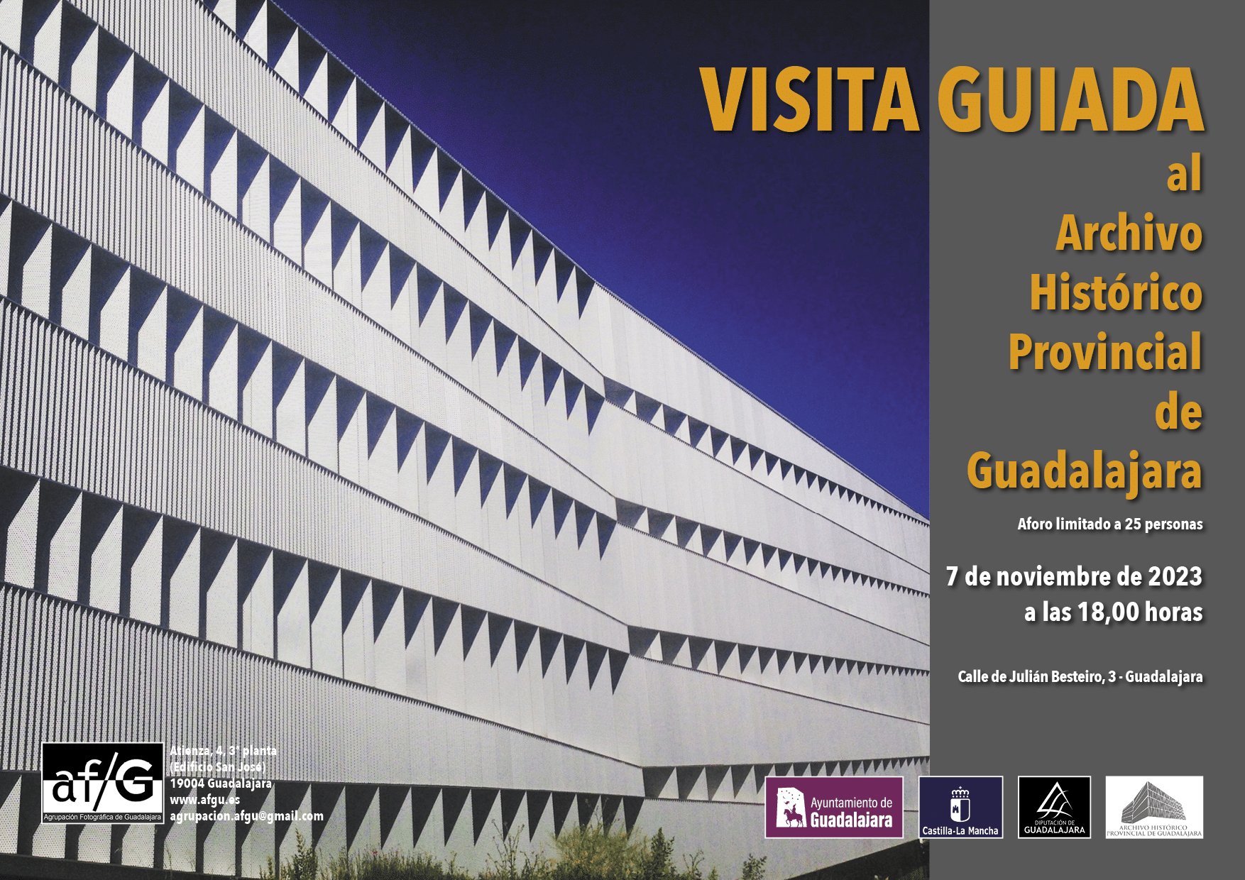 CARTEL VISITA GUIADA ARCHIVO PROVINCIAL