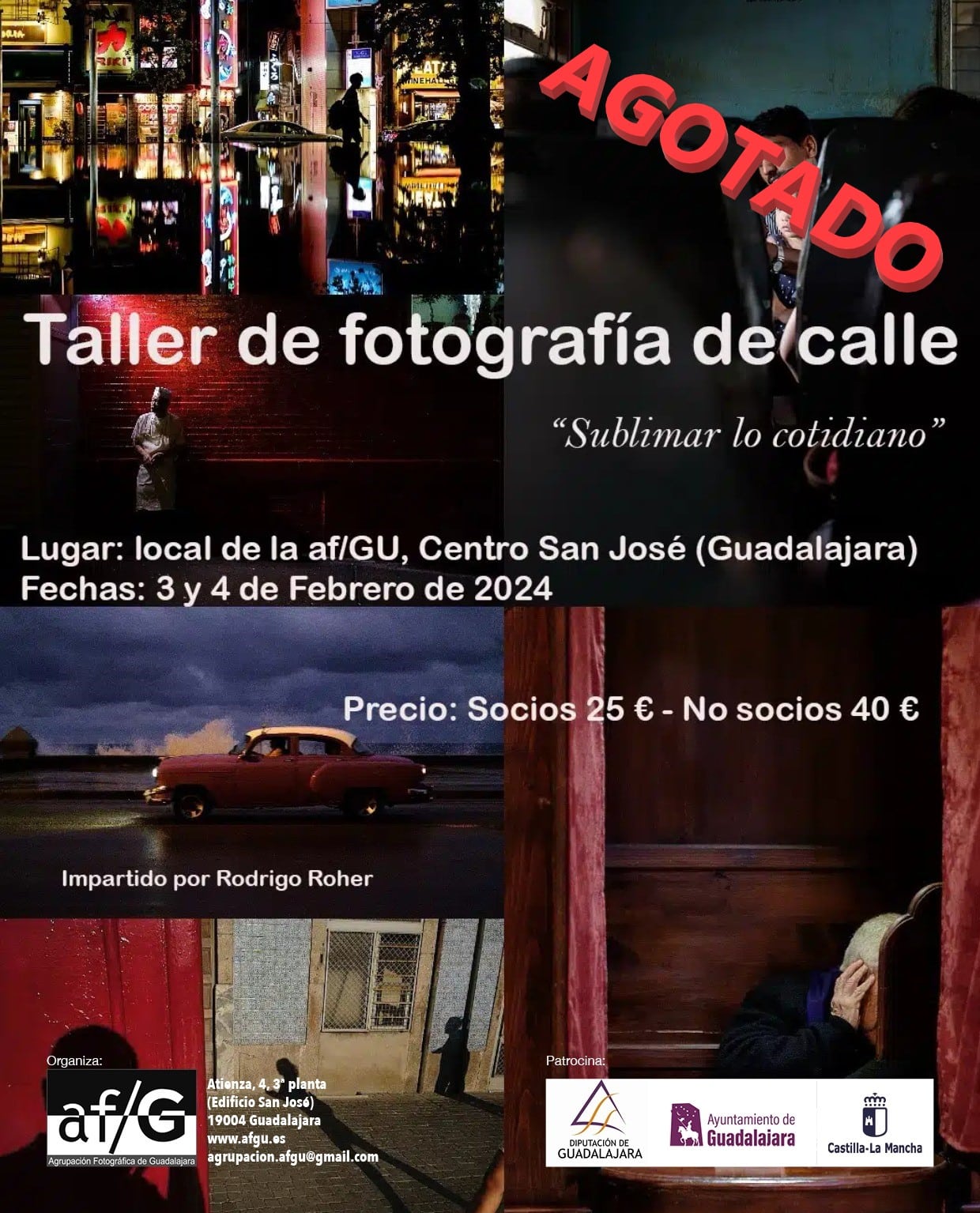 Taller Rodrigo Roher Agotado