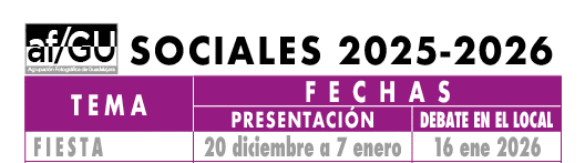 TARJETA SOCIALES 25 26 FIESTA