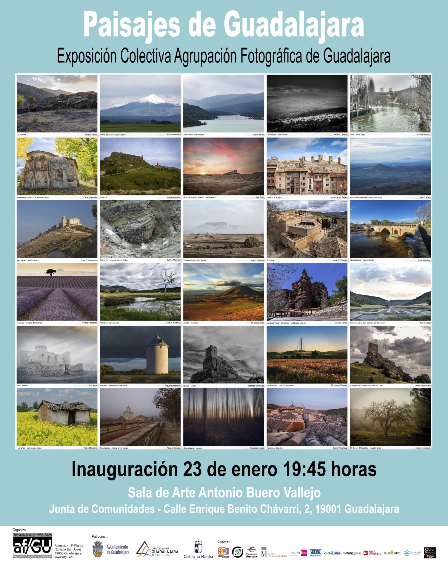 EXPOSICION PAISAJES DE GUADALAJARA CARTEL