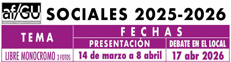 TARJETA SOCIALES 25 26 LIBRE M