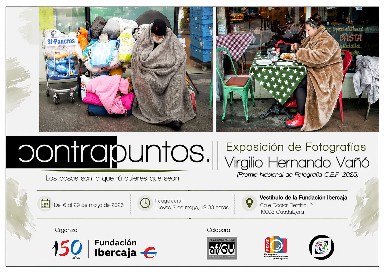 CARTEL EXPO VESTIBULO IBERCAJA VIRGILIO